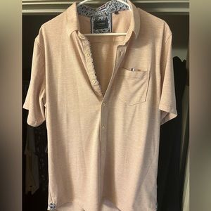 7 Diamonds - 4 Way stretch button down shirt - large